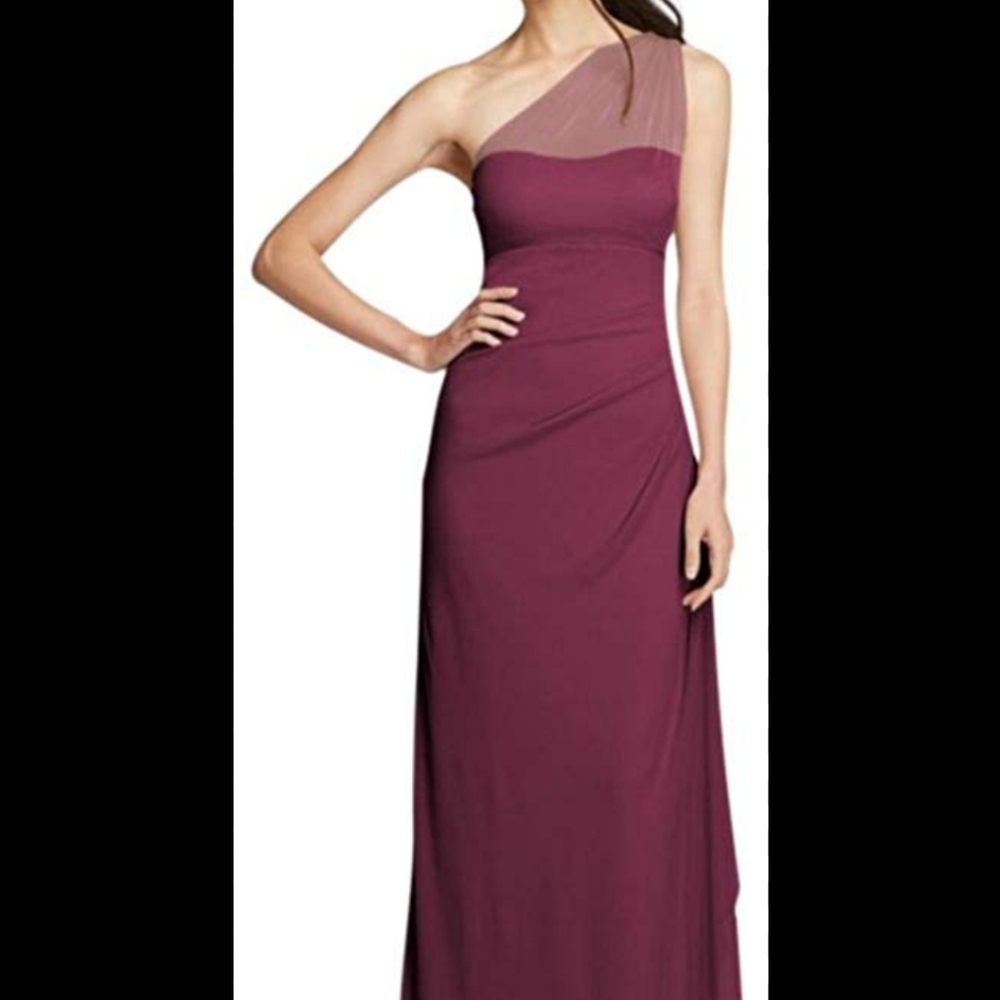 David's bridal illusion gown